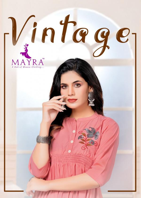 mayra vintage viscose designer exclusive kurti collection